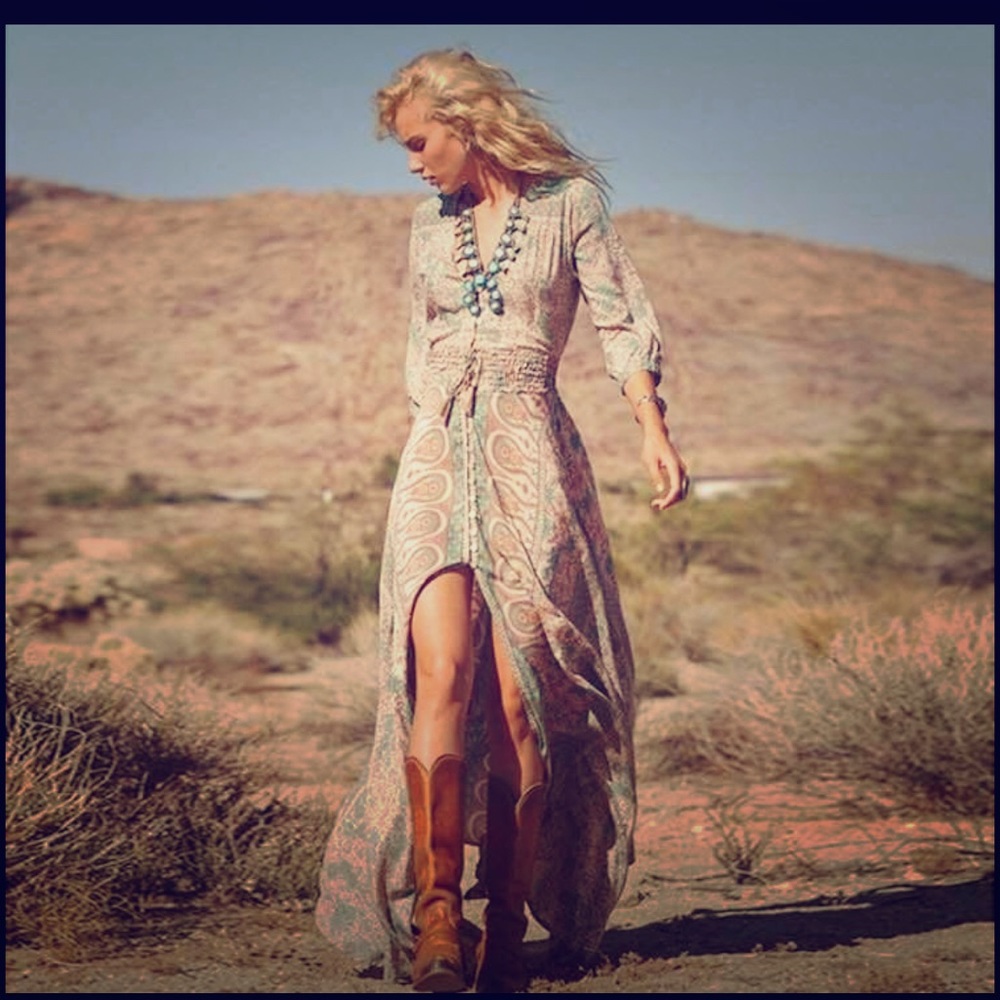 NWOT Boho Maxi Dress